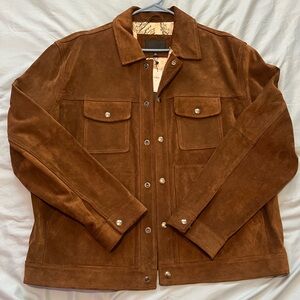 Banana Republic Men's Brown Suede Jacket